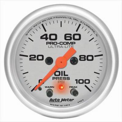 Auto Meter Ultra-Lite Electric Oil Pressure Gauge - 4352